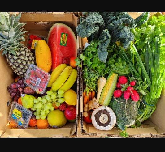 Large fruit and veg box