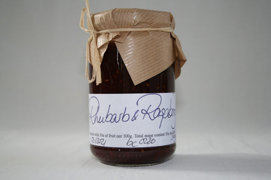 Hella's Kitchen Rhubarb and Raspberry Jam (350g)